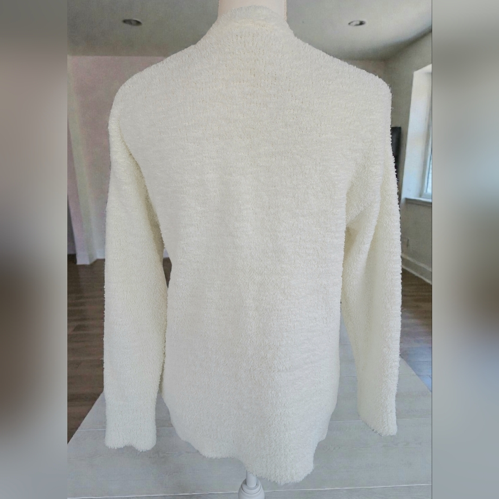 Soft Surroundings Cream Textured Cardigan - Picture 4 of 8